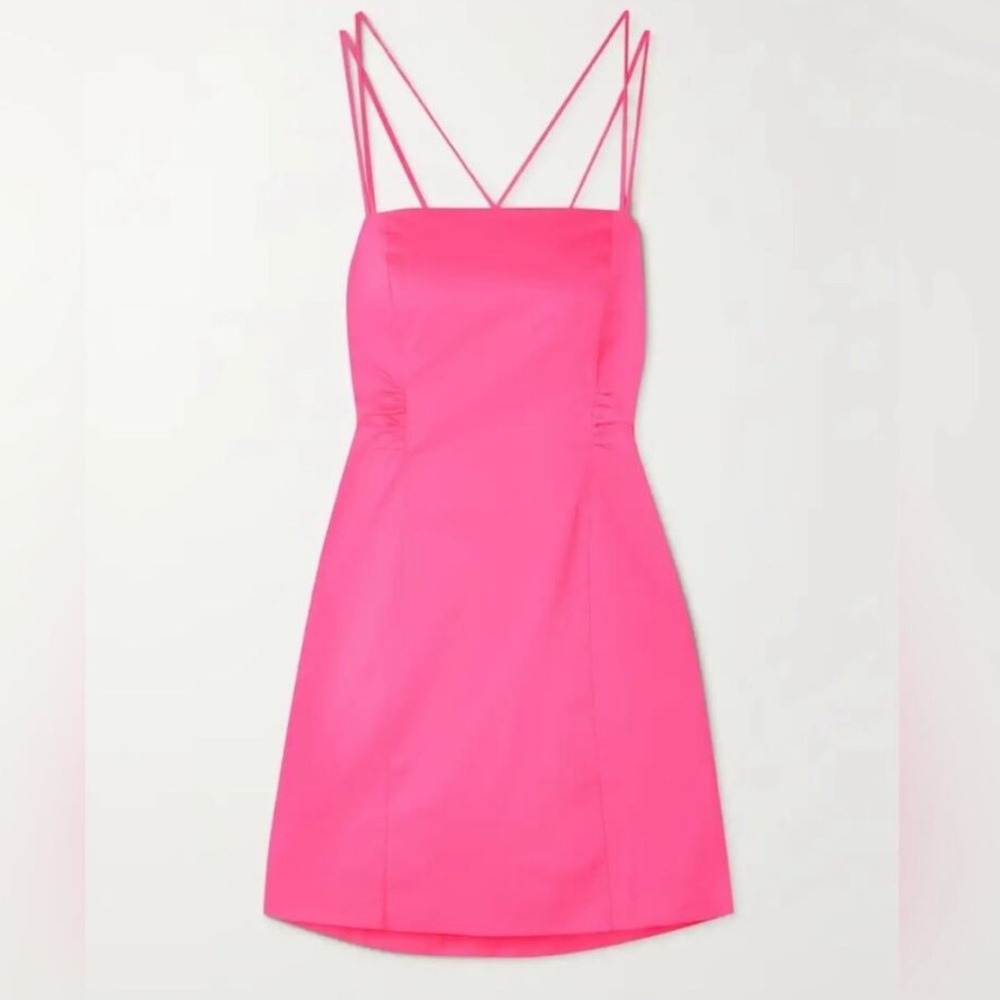 FRAME Hot Pink Mini Dress